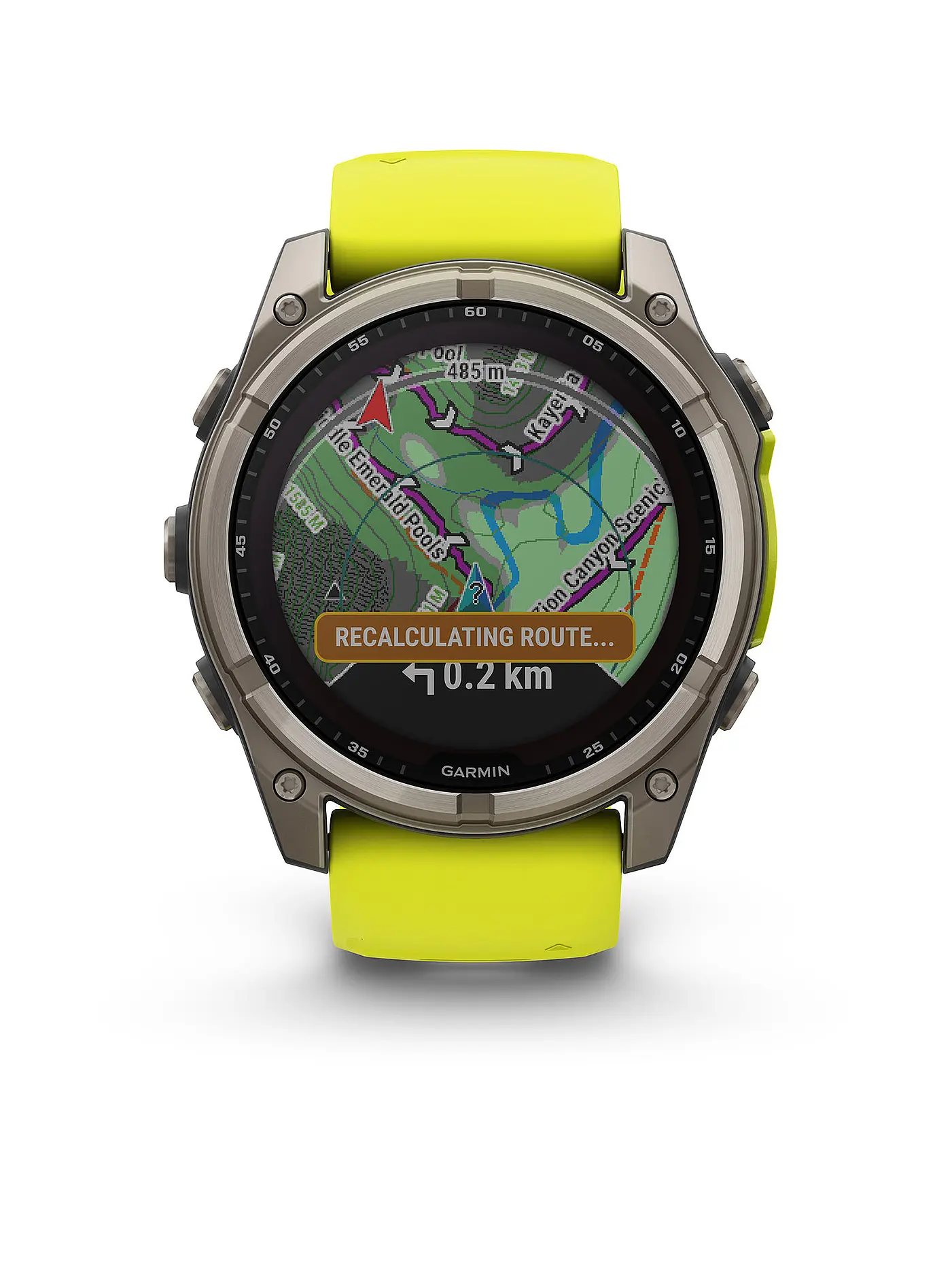 GARMIN |  GPS-Multisport-Smartwatch Fenix 8 Solar Sapphire  51mm | orange